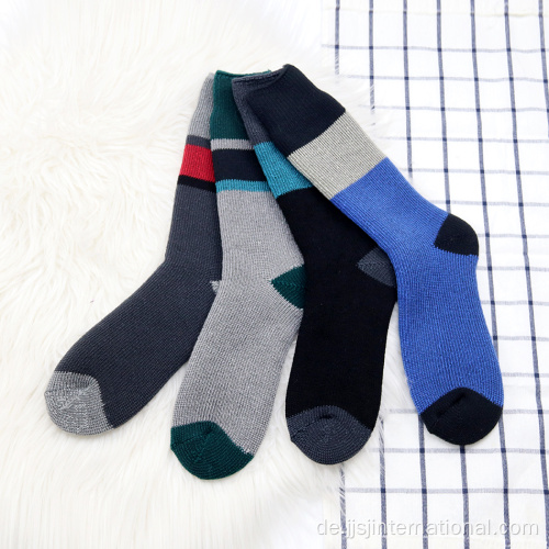 Herren Patchwork Fleece Thermal Socken